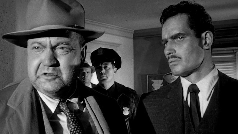 Orson Welles and Charlton Heston in Touch of Evil