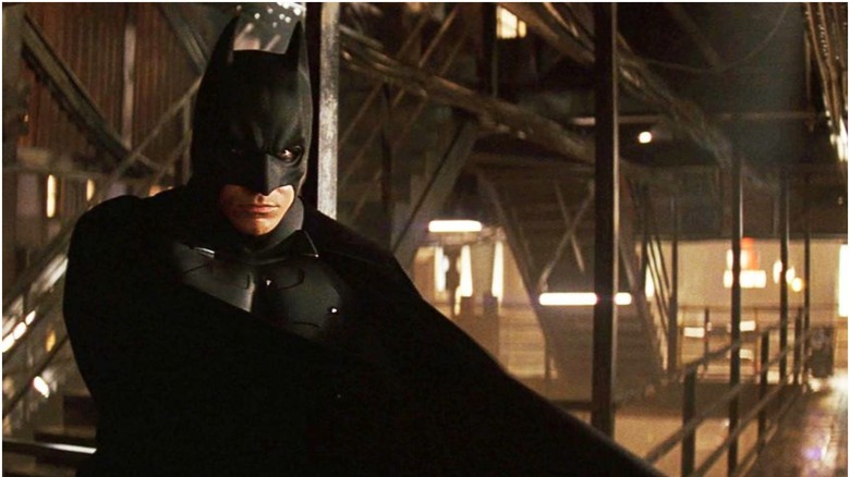 Batman Begins Batman Glaring Subway Station