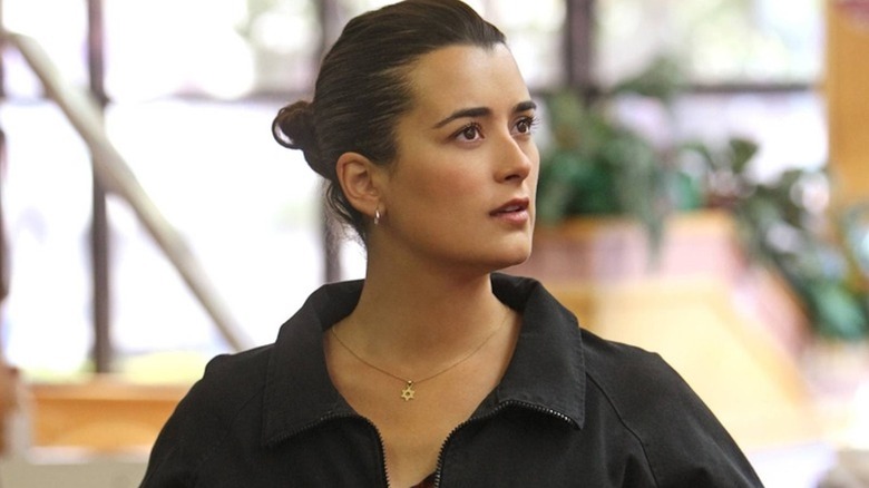 Cote de Pablo looks slightly annoyed as Ziva David in NCIS