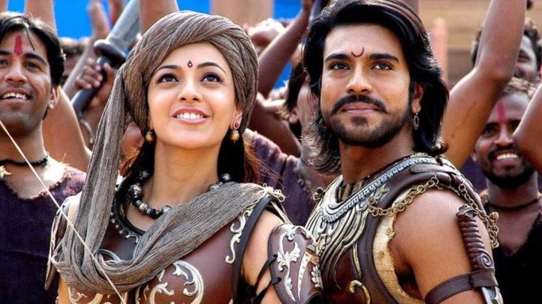 A still from a dance number in Magadheera