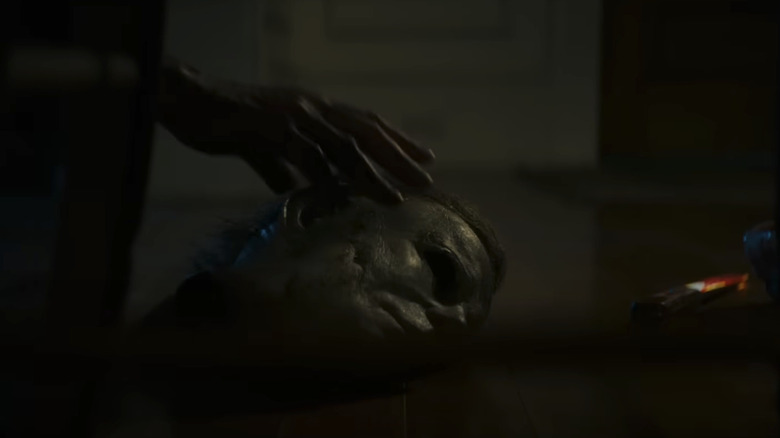 Michael Myers' mask in Halloween Ends