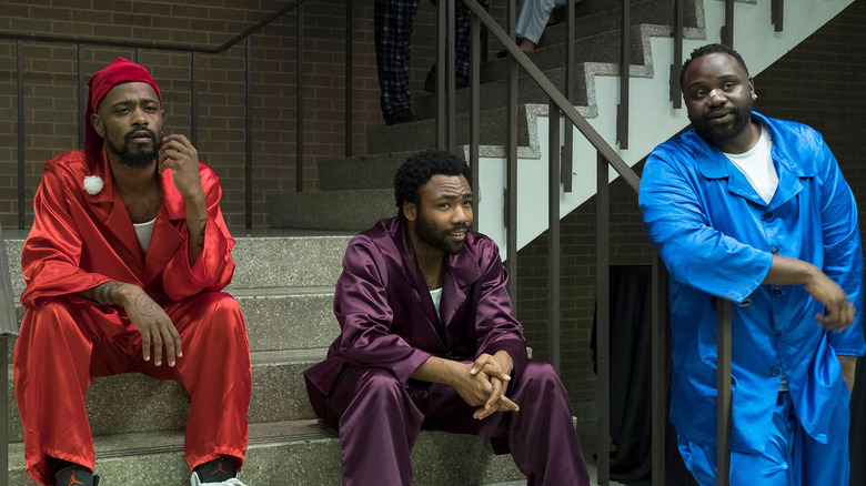 Donald Glover, Lakeith Stanfield, and Brian Tyree Henry in Atlanta