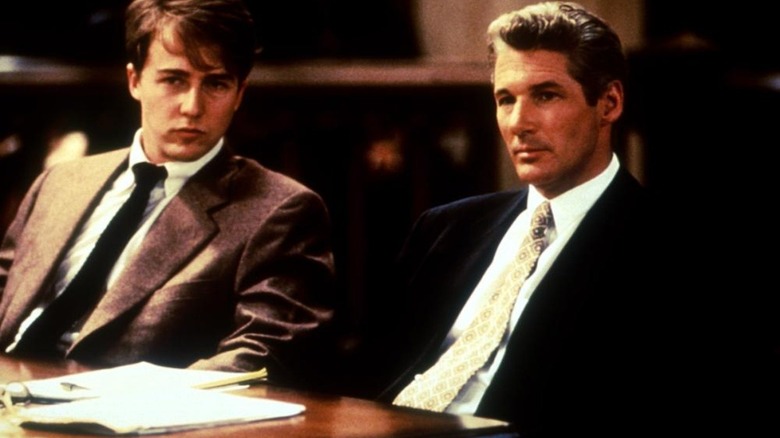 Edward Norton and Richard Gere in Primal Fear