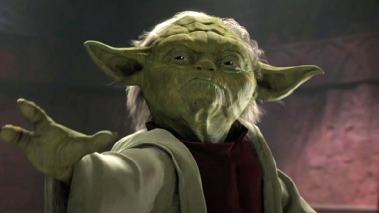 CGI Yoda appeared in "The Attack of the Clones"