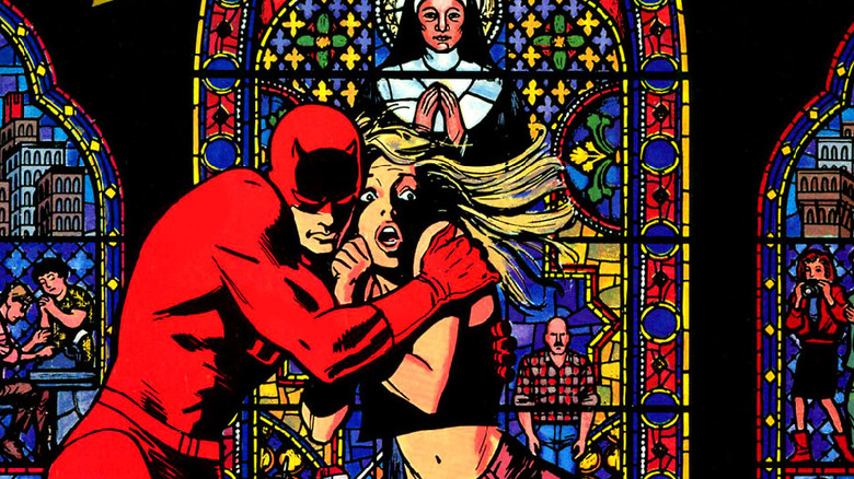 Daredevil Born Again Stained Glass