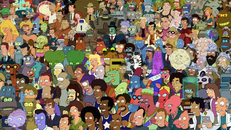 Futurama crowd