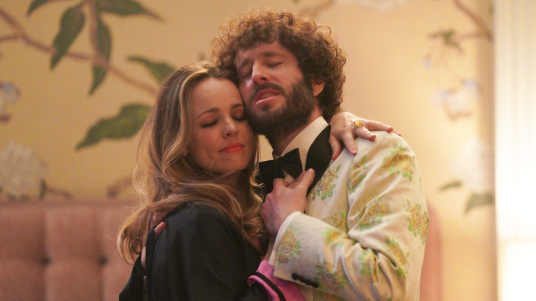 Lil Dicky with Rachel McAdams sining Mr. McAdams in Dave