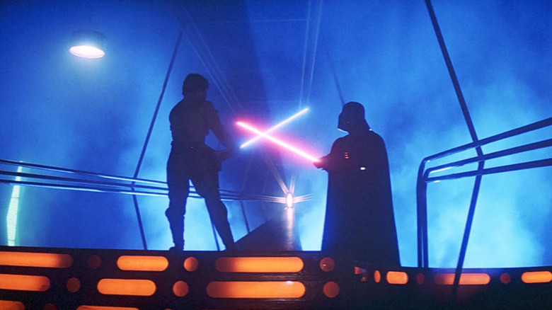  The Empire Strikes Back, Luke and Darth Vader 