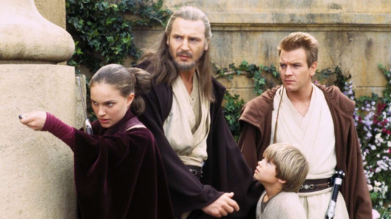 Star Wars: La minaccia fantasma, Padme, Qui-Gon, Anakin, Obi-Wan