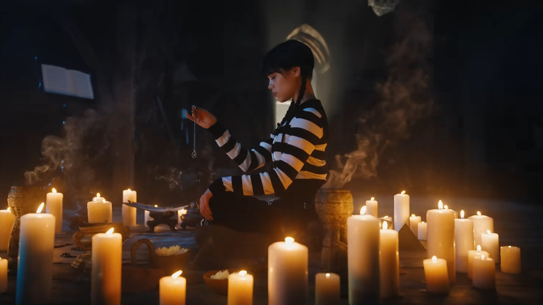 Jenna Ortega as Wednesday Addams in Wednesday