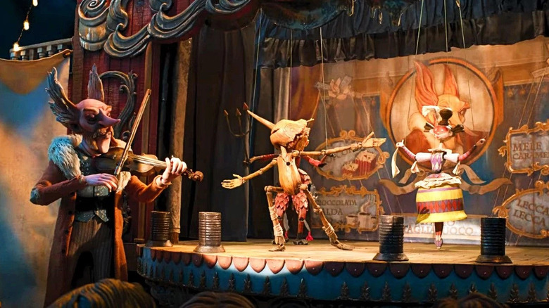 Guillermo del Toro Pinocchio stage puppet show