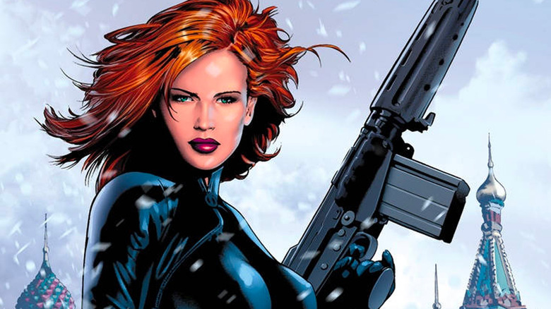 Greg Land's cover of Black Widow (Vol. 3) #1