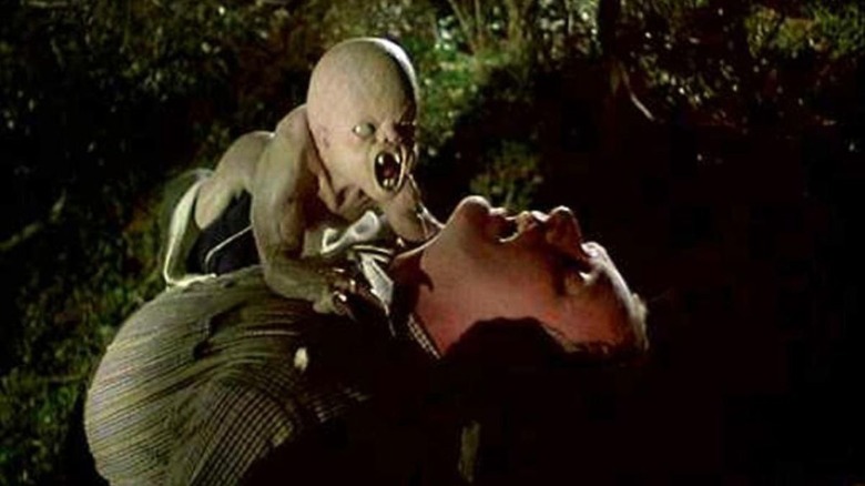 The monster baby attacking Frank in It's Alive.