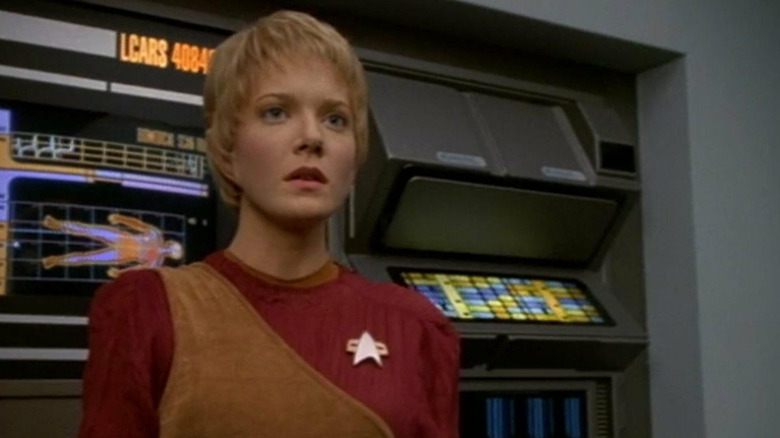 Kes in the sickbay of the U.S.S. Voyager on Star Trek: Voyager