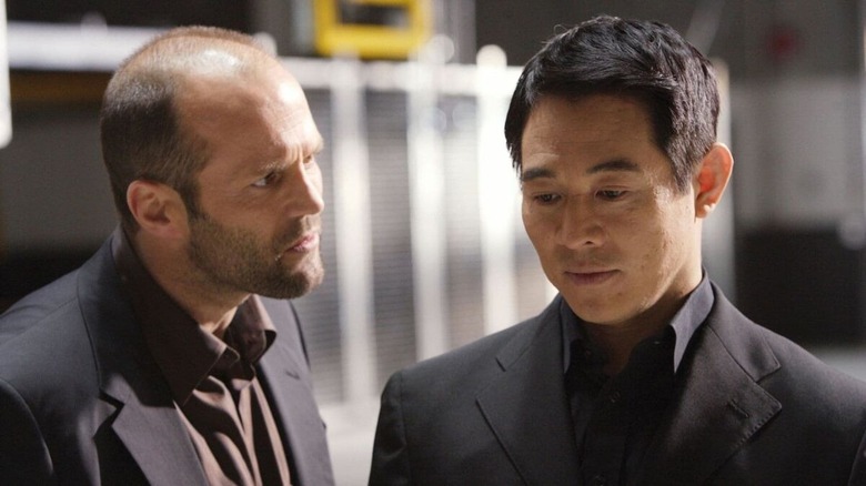 Jet Li alongside Jason Statham in "War"