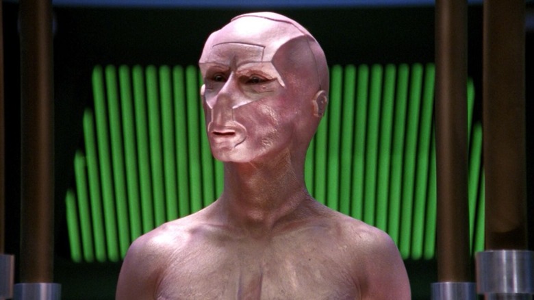 The early android version of Lal, looking very robotic, in an episode of Star Trek: The Next Generation.