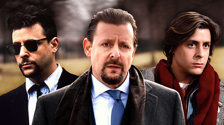 A composite image featuring multiple Judd Nelson characters