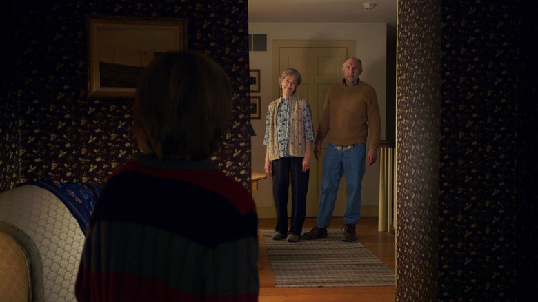 Ed Oxenbould, Deanna Dunagan, and Peter McRobbie in The Visit