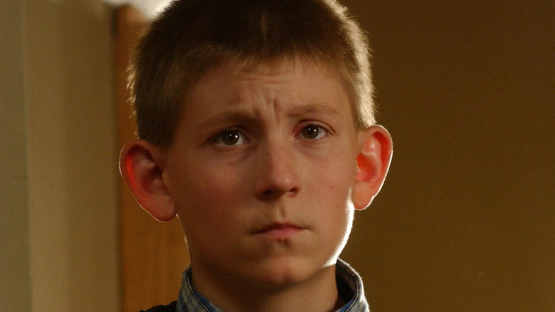 Erik Per Sullivan's Dewey looking concerned on Malcolm in the Middle