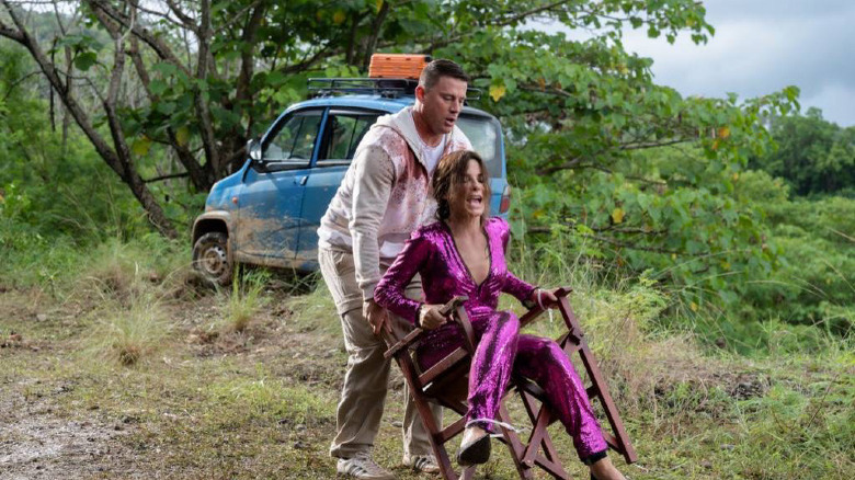 Channing Tatum and Sandra Bullock in The Lost City