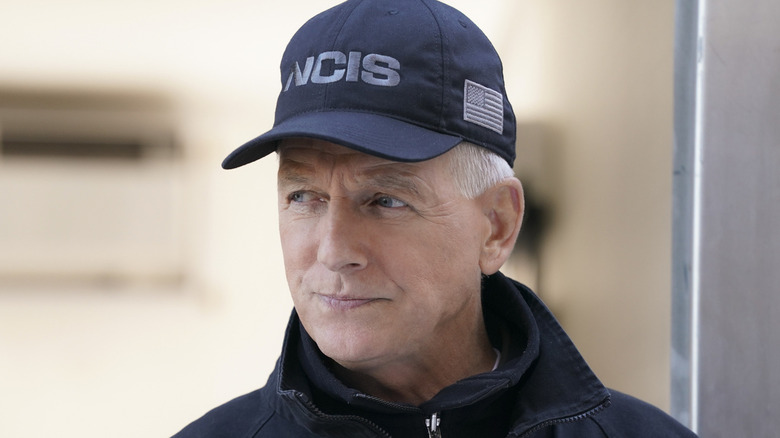 Mark Harmon's Leroy Jethro Gibbs wearing a baseball cap on NCIS