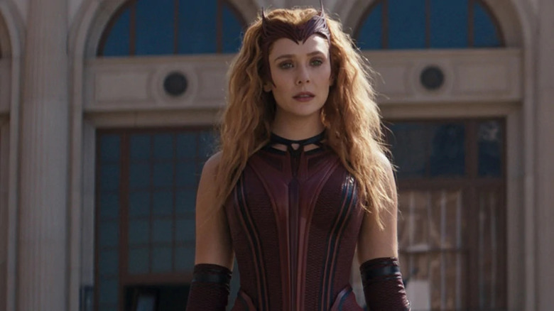 Elizabeth Olsen as The Scarlet Witch in WandaVision