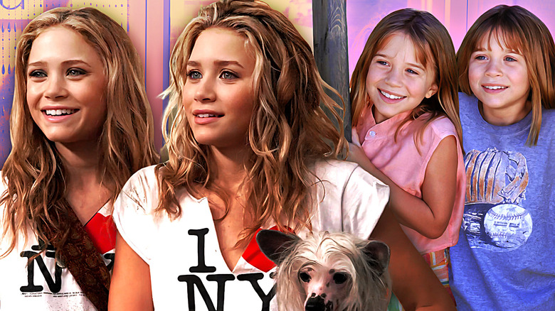 Mary Kate and Ashley in New York Minute and as younger girls