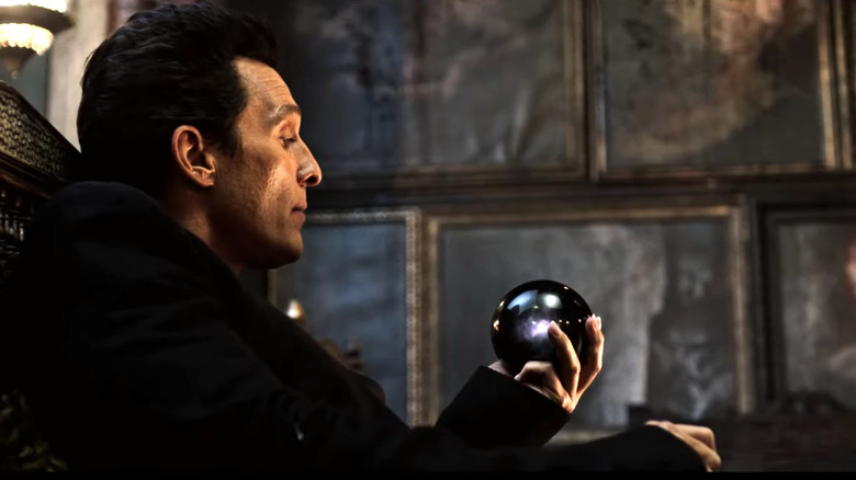 The Dark Tower, the Man in Black playing with a crystal ball