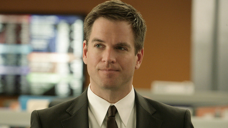 Anthony DiNozzo looking happy on NCIS