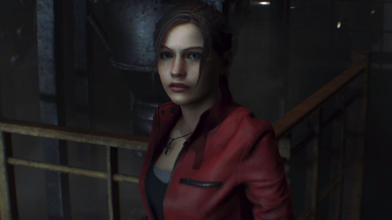 Claire Redfield red jacket in Resident Evil 2 