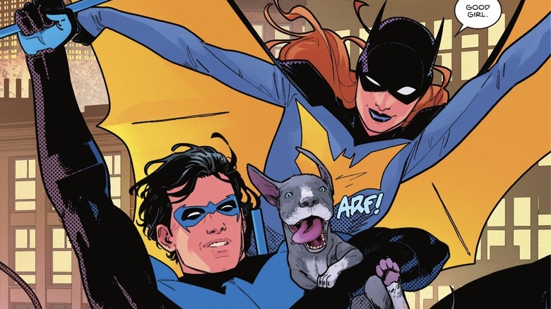 Nightwing Batgirl and Haley