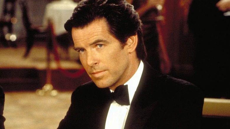 Pierce Brosnan as James Bond playing poker in GoldenEye