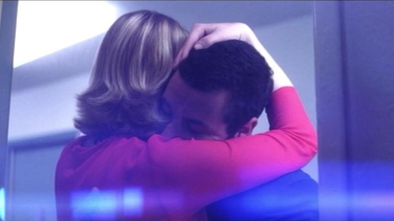 Emily Watson and Adam Sandler in Punch-Drunk Love