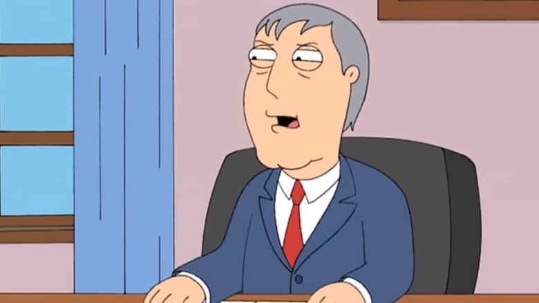 Prefeito West Scowling em Family Guy