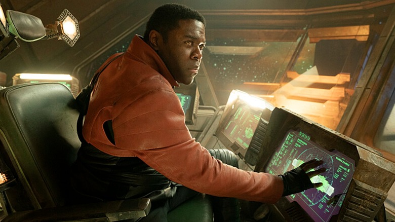 Sam Richardson's Quasi piloting a spaceship in Star Trek: Section 31