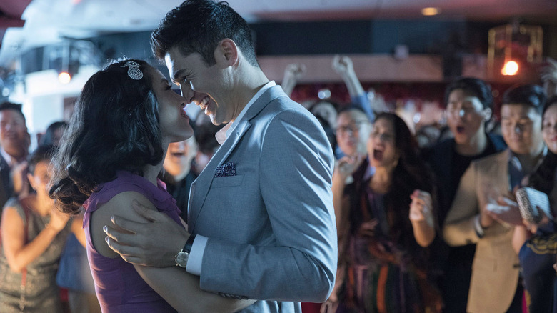 Constance Wu and Henry Golding in Crazy Rich Asians