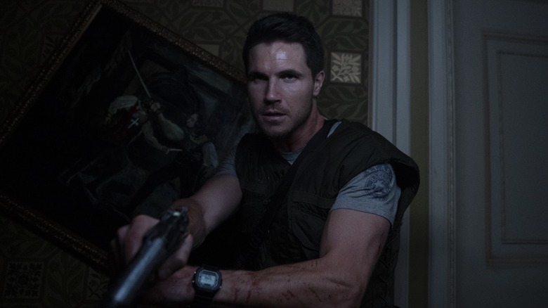 Robbie Amell in "Resident Evil: Welcome To Raccoon City"