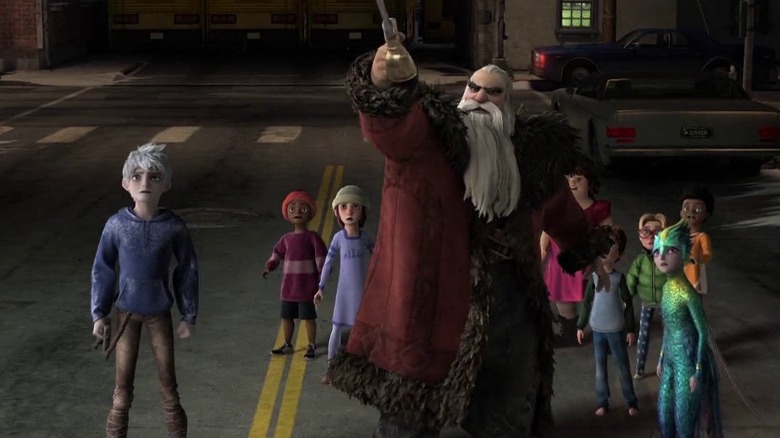 Jack Frost, Santa Claus, and the Tooth Fairy in Rise of the Guardians