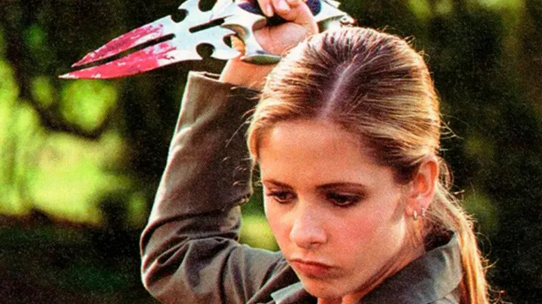 Buffy the Vampire Slayer, Buffy stabbing a monster