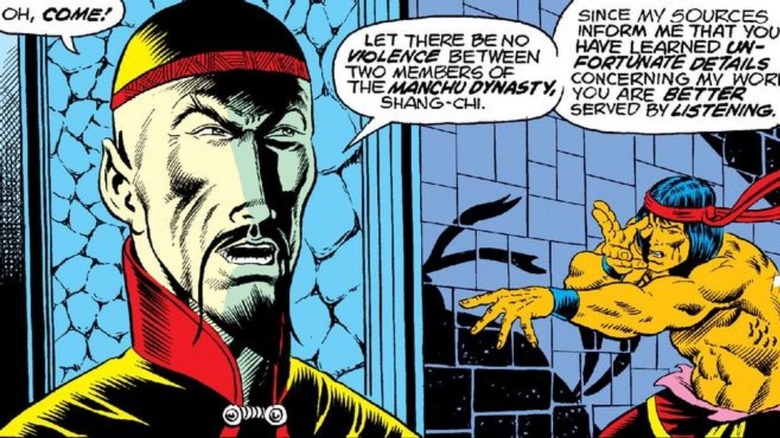 Fu Manchu in the Shang-Chi comics