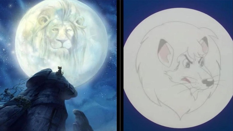 Concept art from The Lion King vs Simba the white lion