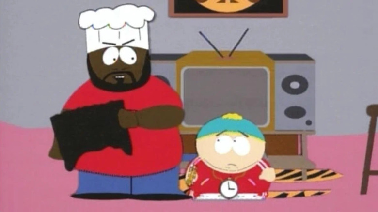 Chef and Cartman in South Park