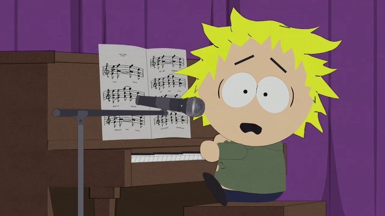 Tweek panic singing in South Park