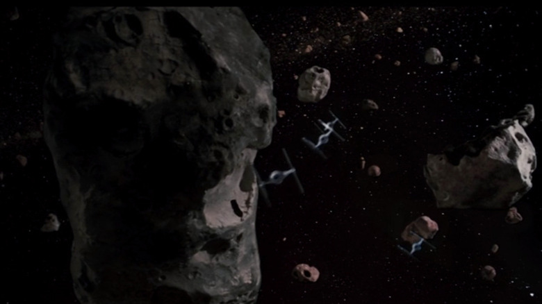 Asteroid field in Star Wars: Episode V -- The Empire Strikes Back