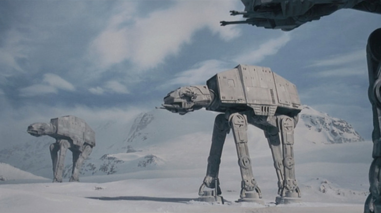 AT-AT battle in Star Wars: Episode V -- The Empire Strikes Back