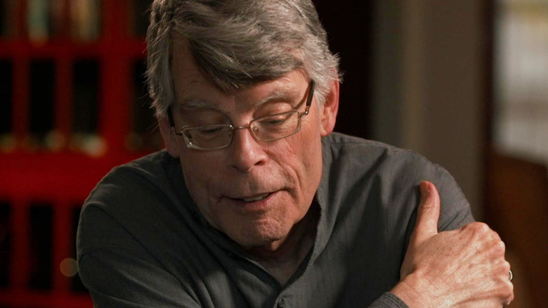 Stephen King looking down on Finding Your Roots