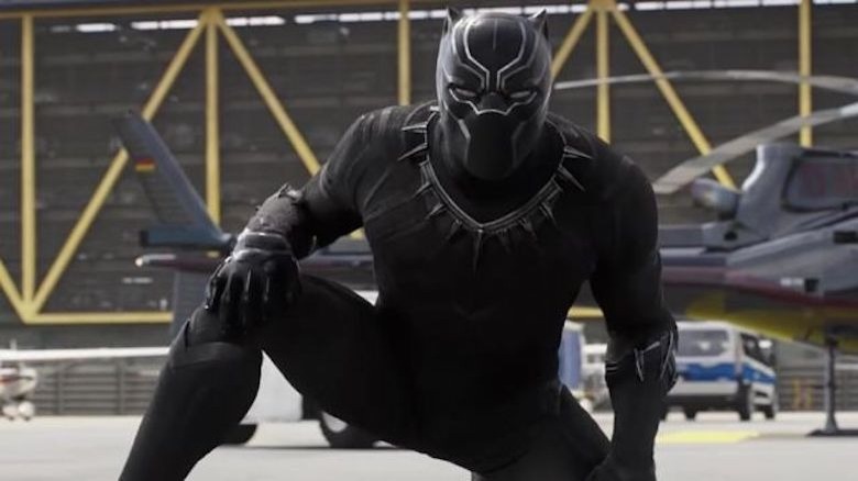 Chadwick Boseman as Black Panther in Captain America: Civil War