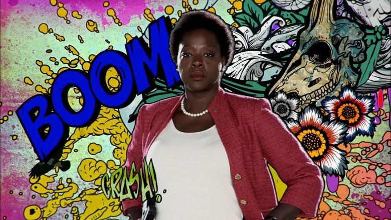 Viola Davis as Amanda Waller in promo art for Suicide Squad