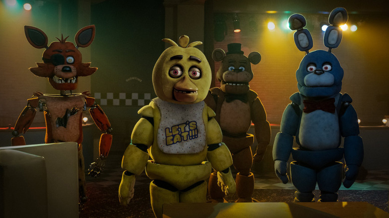 Foxy, Chica, Freddy Fazbear, Bonnie, Five Nights at Freddy's