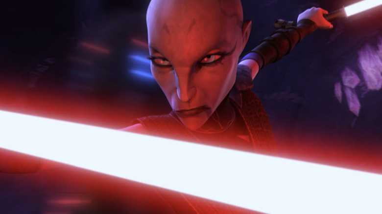 Clone Wars Ventress red lightsaber